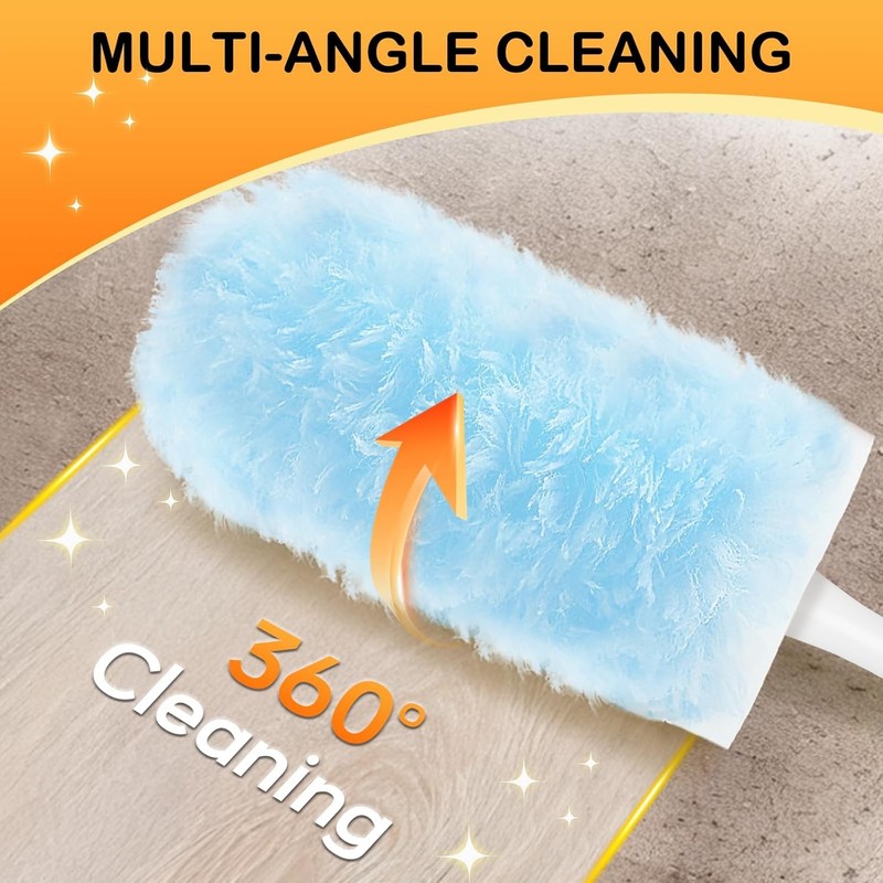 25 Count Duster Refills Compatible W/ Swiffer Dusters Cleaning Disposable Duster gallery