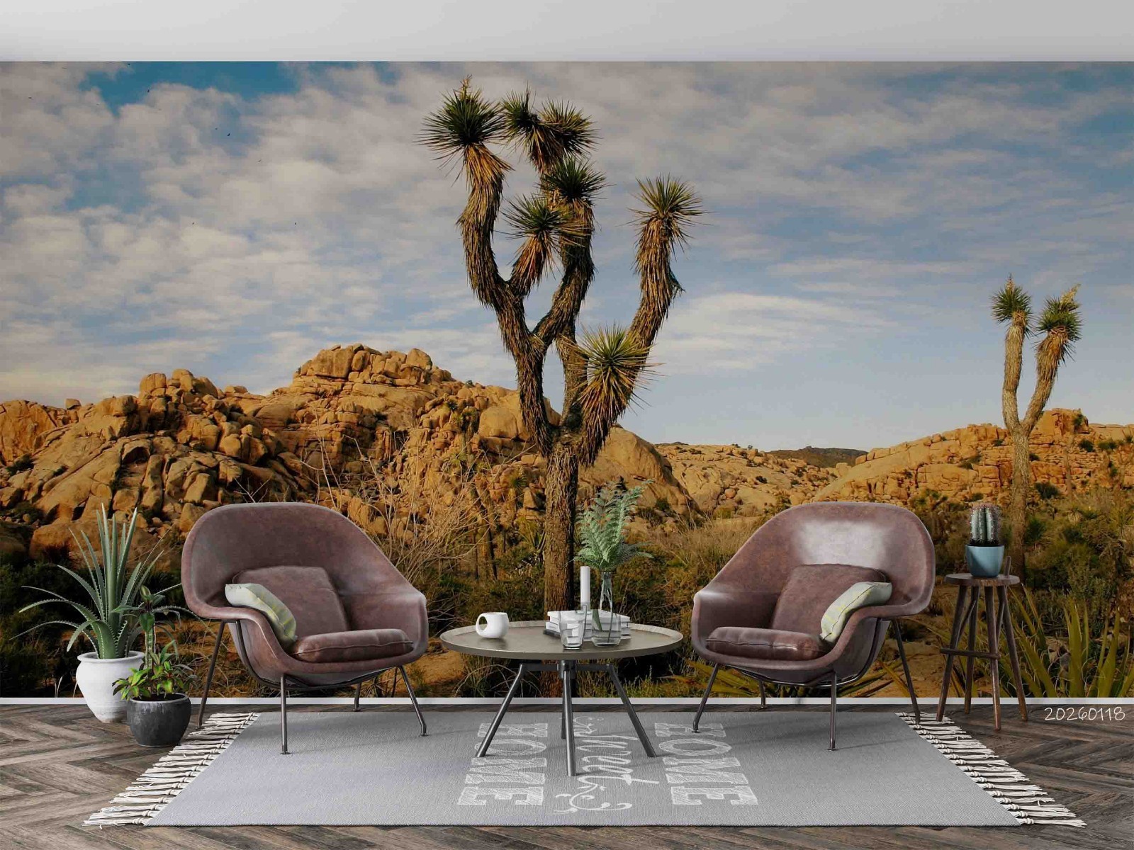 3D Tropical Plants Rocks Landscape Wallpaper Wall Murals Removable Wallpaper gallery
