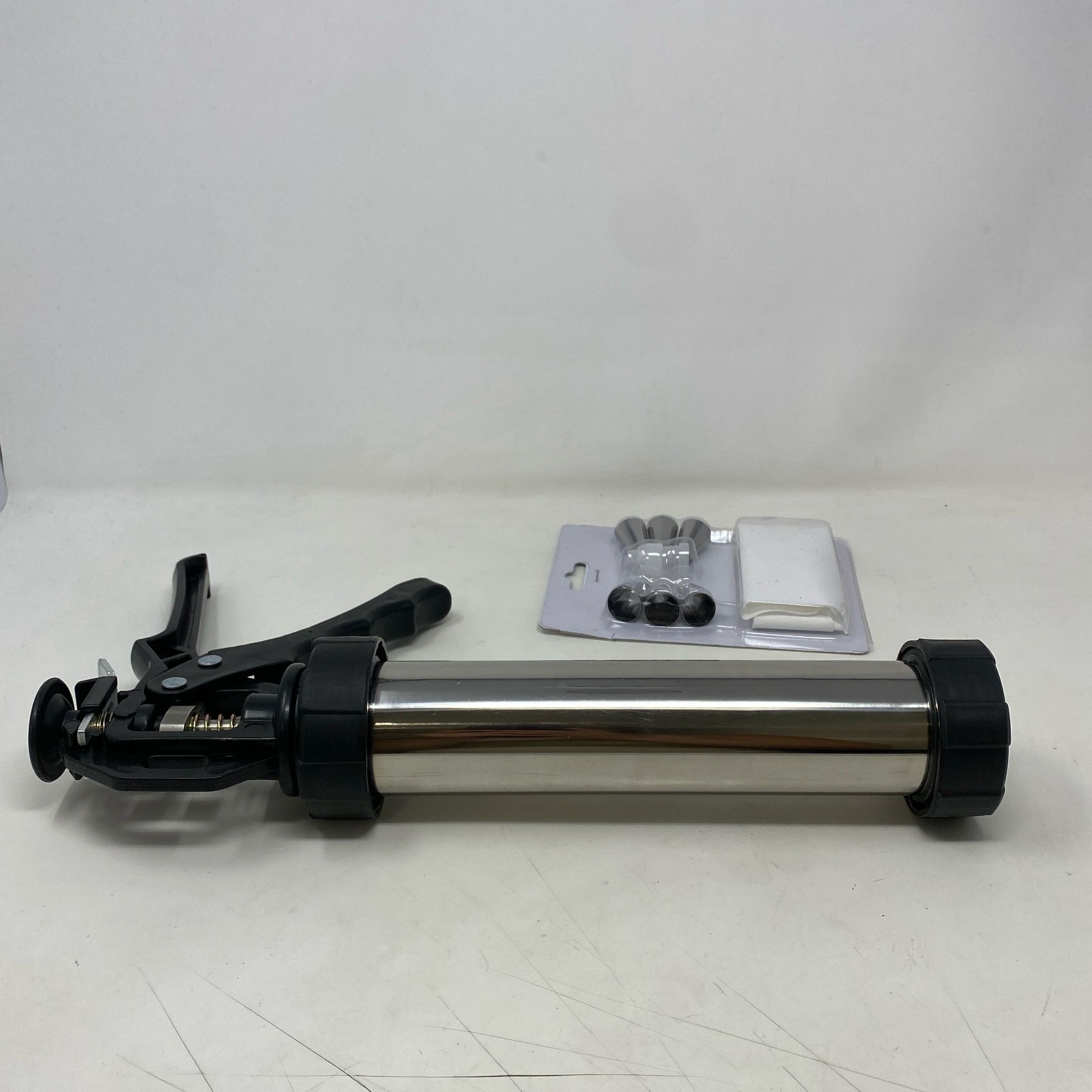 PAHTTO Stainless Steel Churro Maker Gun Kit, 14in, Silver/Black gallery