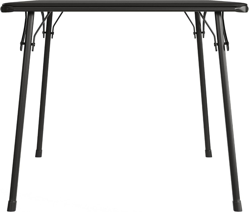 Madelyn 33.5" Square Folding Multipurpose Card Table with Padded Vinyl Top gallery