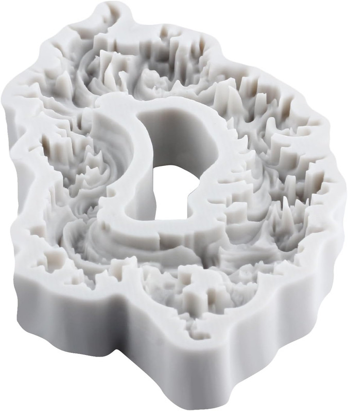 Baroque Frame Silicone Mold Curlicues Scroll Relief Lace Frame Polymer Clay gallery