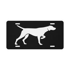 Pointer Dog License pointer Vanity Plate gsp tag Hunting License Plate