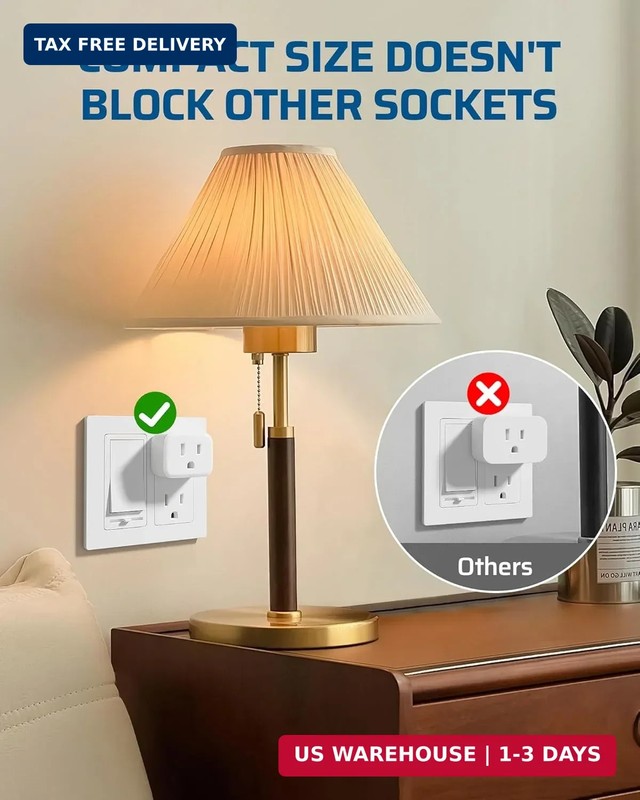 DEWENWILS Wireless Outlet, Programmable and Expandable Electrical Outlet Switch, gallery