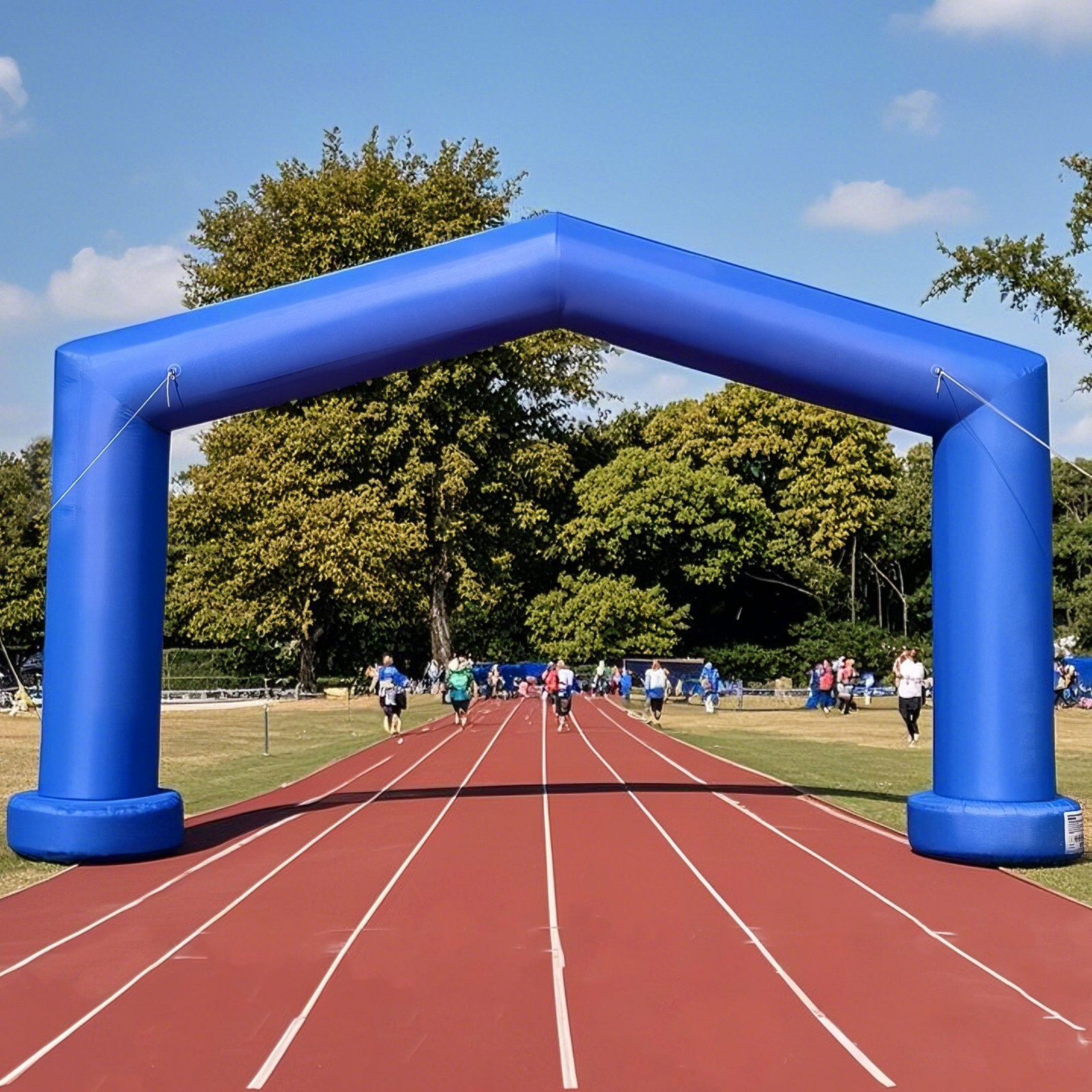 Large 21Ft Gable Inflatable Arch with built-in blower - Blue gallery
