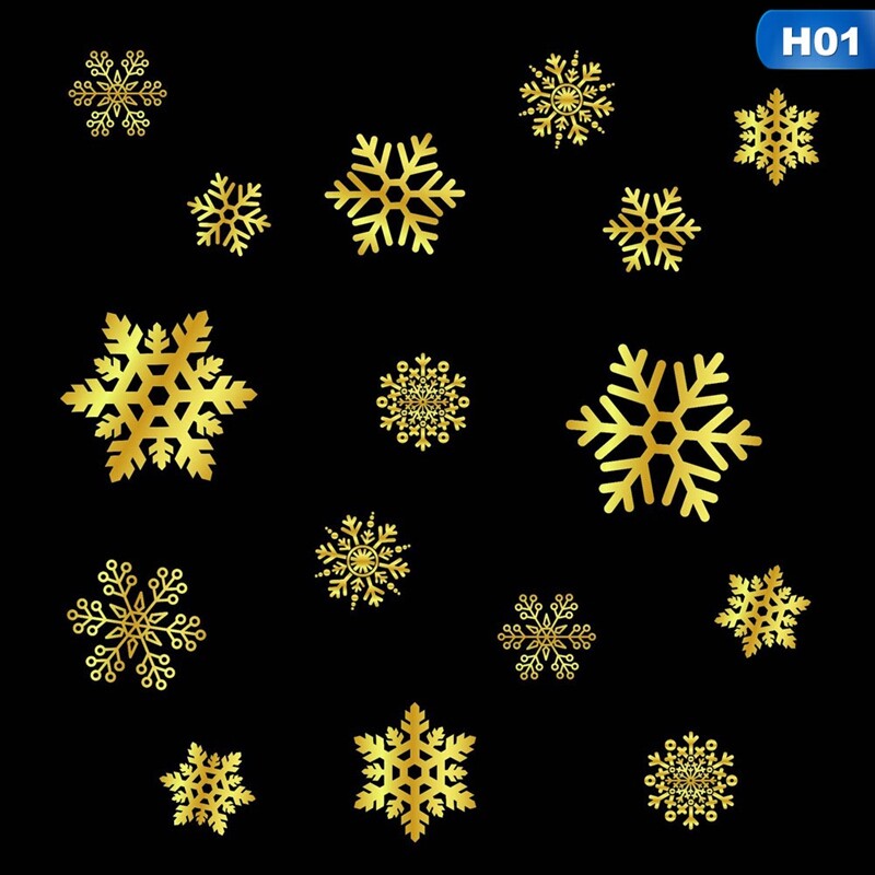 Christmas Home Window Store Wall Sticker Decor Removable Electrostatic Sticker gallery