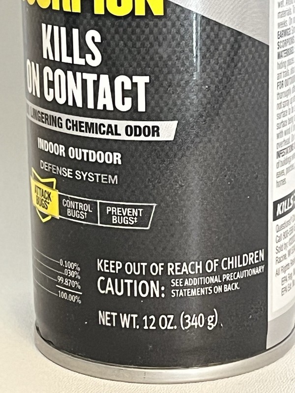 Raid Max Spider & Scorpion Killer Bug Spray 12 oz. Indoor & Outdoor gallery