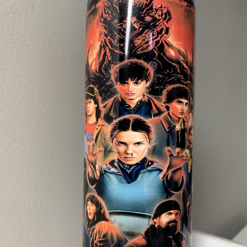 Stranger Things 20oz Double Wall Stainless Steel Tumbler Cup New gallery