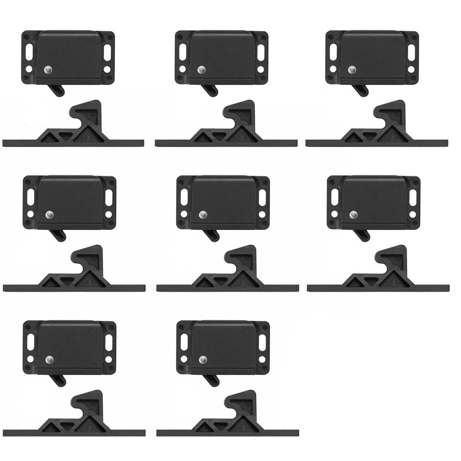RV Drawer Latches Strong Push, 8 Pack RV Cabinet Door Latch 8 LBS Pull Force gallery