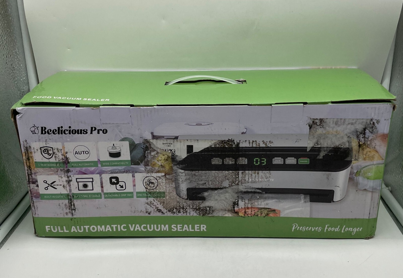 Vacuum Sealer Machine, Beelicious® 85KPA Fully Automatic 8-IN-1 Food Sealer with gallery