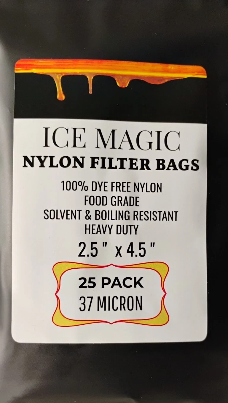 ICE MAGIC Nylon Mesh Rosin Filter Bags - 2.5" x 4.5" USA SELLER - FREE SHIPPING gallery