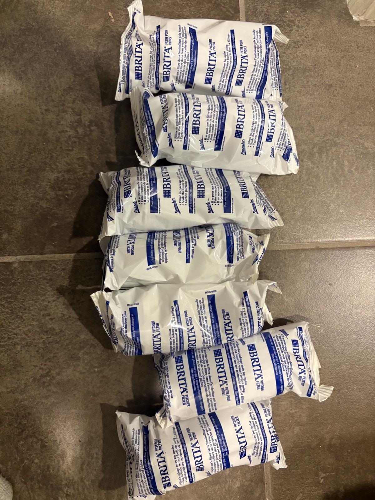 Genuine OEM Brita Pitcher Water Filters 7 Packs. No Box. gallery
