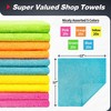 FIXSMITH Microfiber Cleaning Cloth, 100 Pack Shop Towels, Micro Fiber Cloth f... gallery