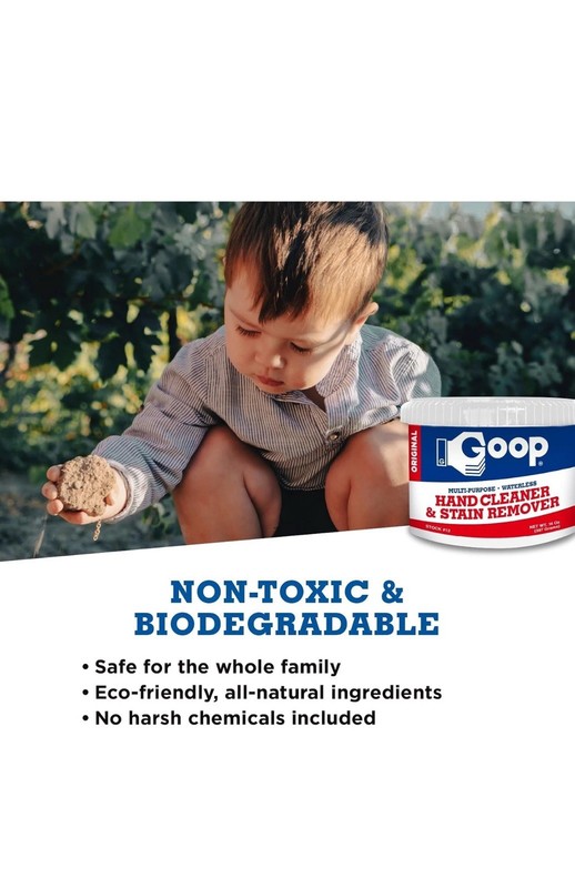 GOOP 14 Oz Biodegradable Hand Cleaner – Non-Toxic, Lanolin, Spot-Out gallery