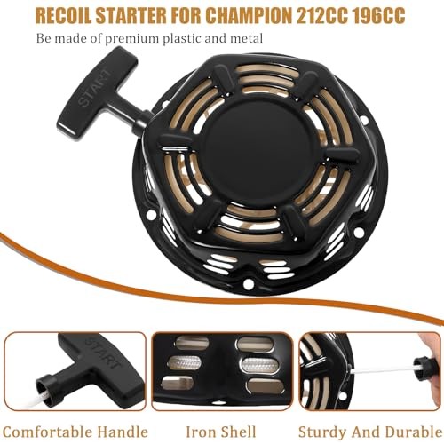 Pull Start Recoil Starter for Champion 212cc 196cc 224cc 3500-4500W Generator gallery