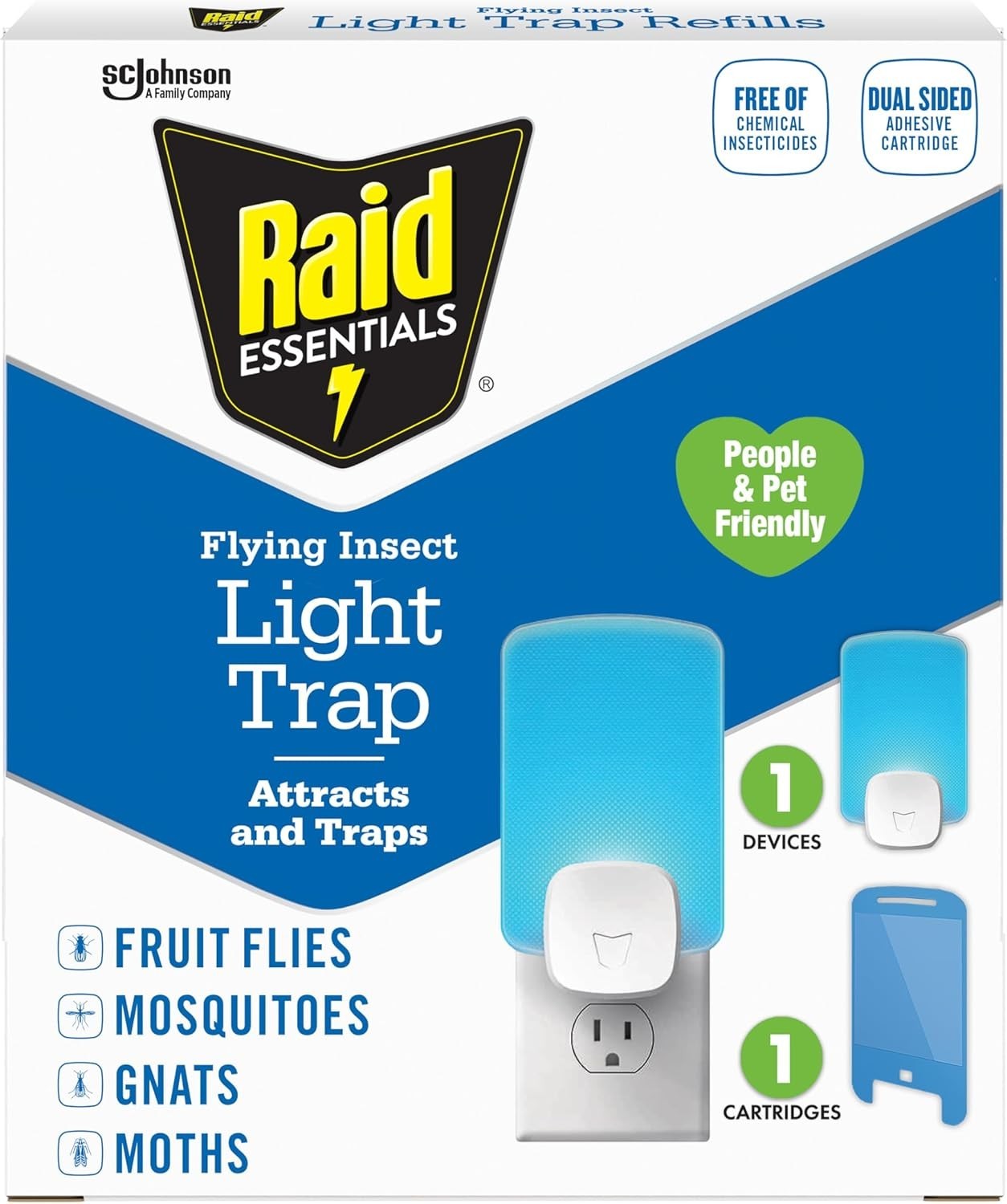 Raid Essentials Flying Insect Light Trap Starter Kit gallery