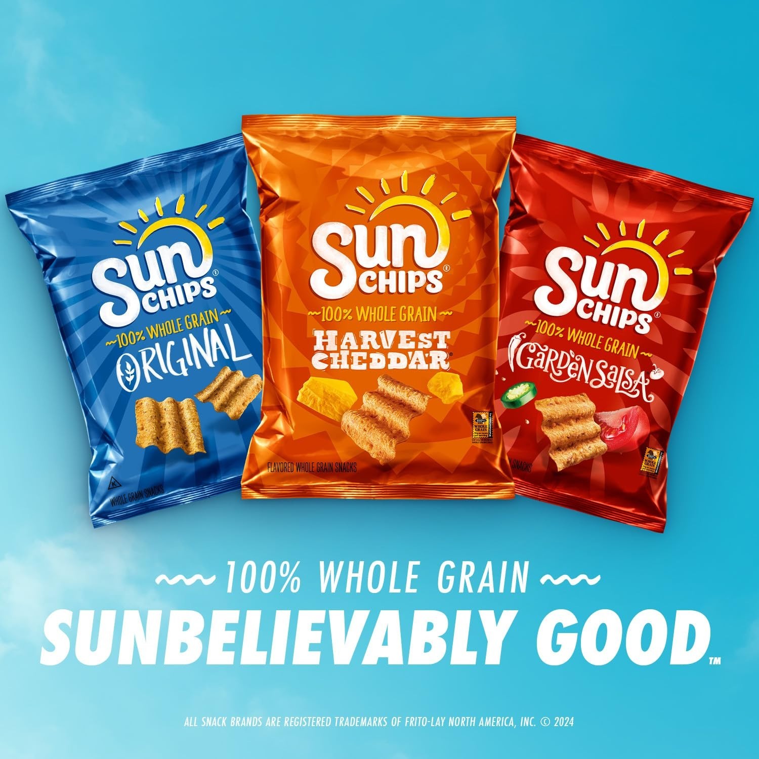 Sunchips Multigrain Chips Variety Pack, 40 Count gallery