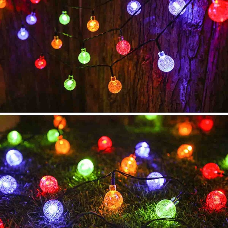 23Ft 50 LED Outdoor Solar Powered String Lights for Patio Yard Porch Party Decor gallery