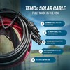 TEMCo Solar Panel Extension Connector 8, 10 or 12 AWG PV Cable Wire gallery