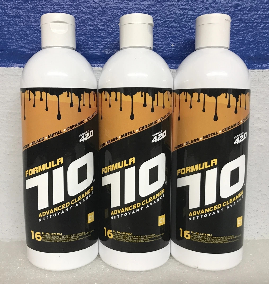Lot Of 3 FORMULA 710 Advanced Pipe Pyrex Glass Metal Ceramic Cleaner 16oz gallery