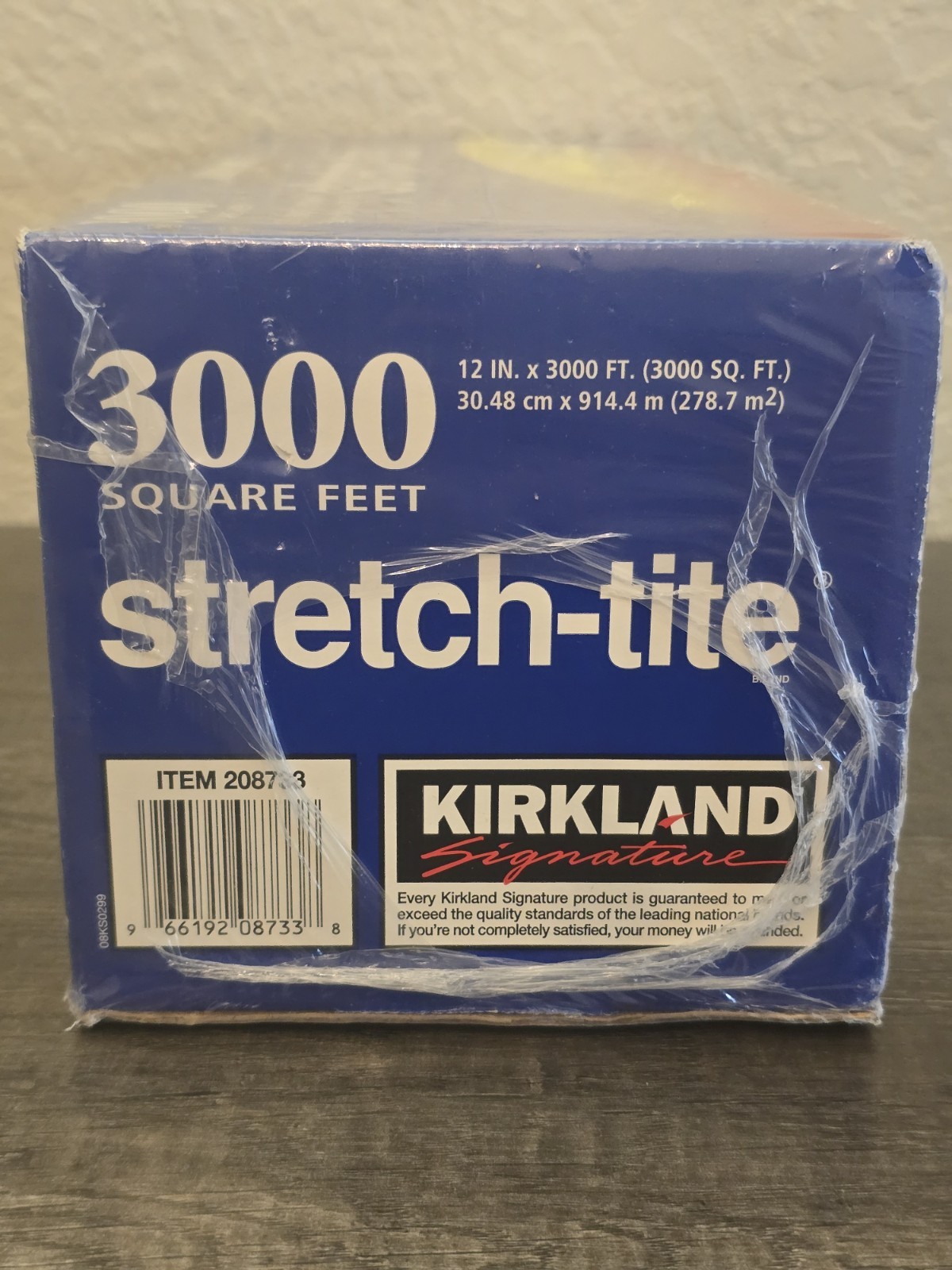 Kirkland Signature Stretch-Tite Premium Plastic Food Wrap 12" X 3000 ft gallery