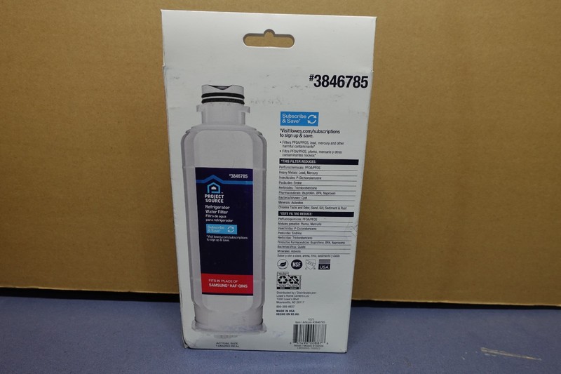 Project Source 3846785 Refrigerator Water Filter S-4-2 Fits Samsung HAF-QINS (2) gallery