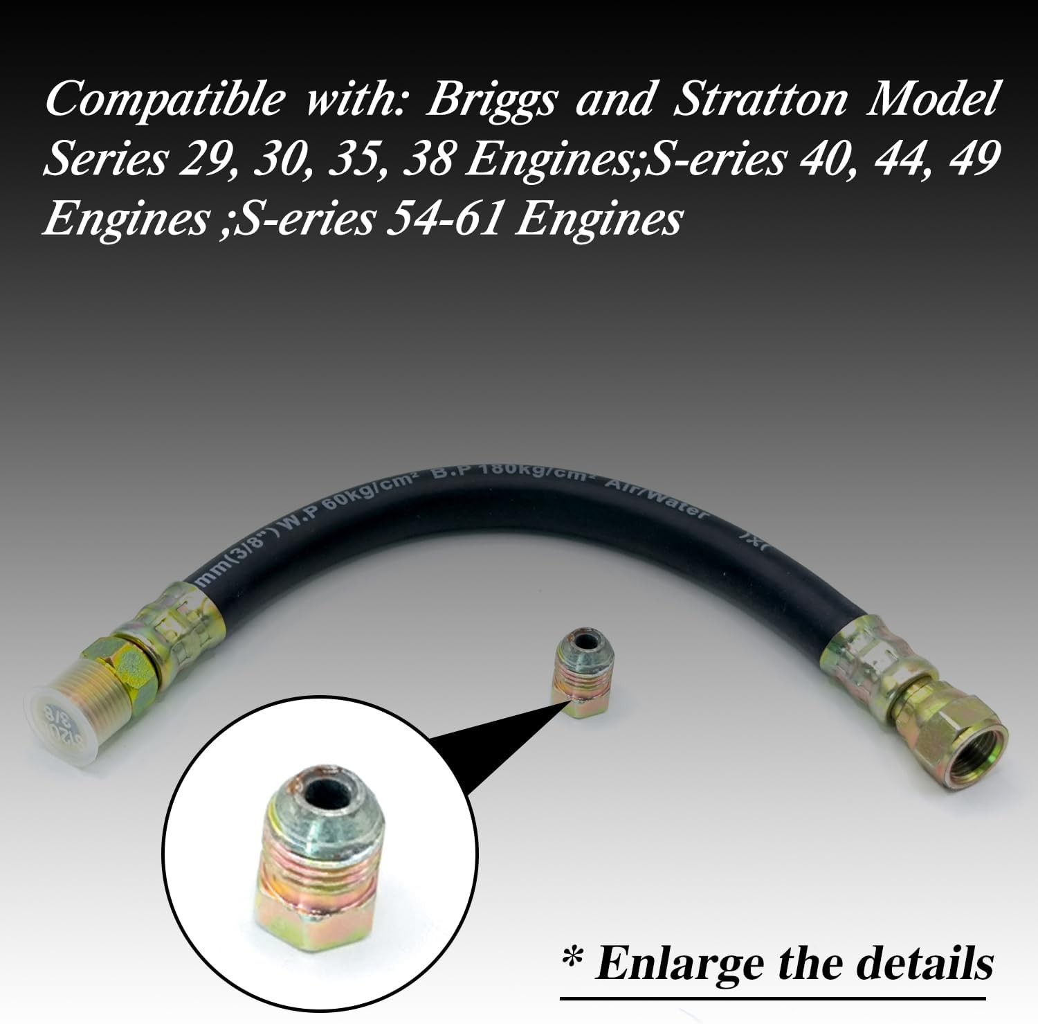 1723165SM Oil Drain Hose Compatible with briggs and stratton oil drain hose M... gallery