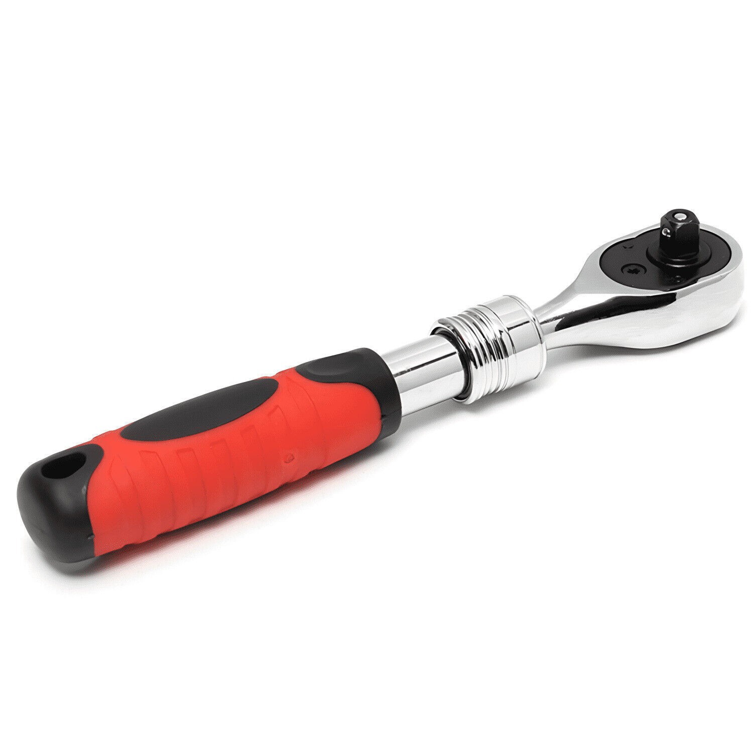 1/4" 3/8" 1/2" Drive Extendable Ratchet Quick Release Rubber Cushion Grip Handle gallery