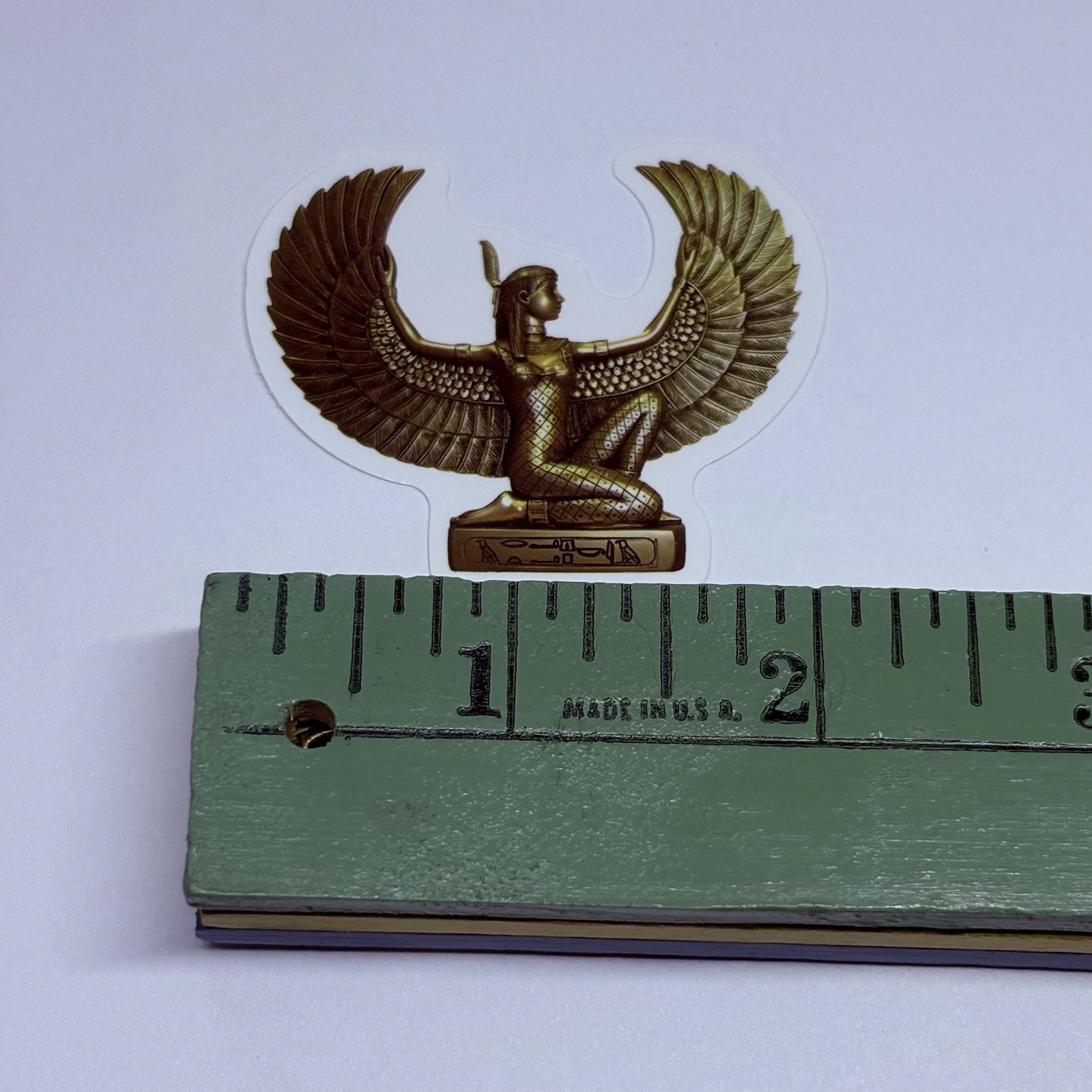Isis Egyptian Goddess Statue Sticker Decal Mythical Egypt Art Vinyl Journal Tc9 gallery