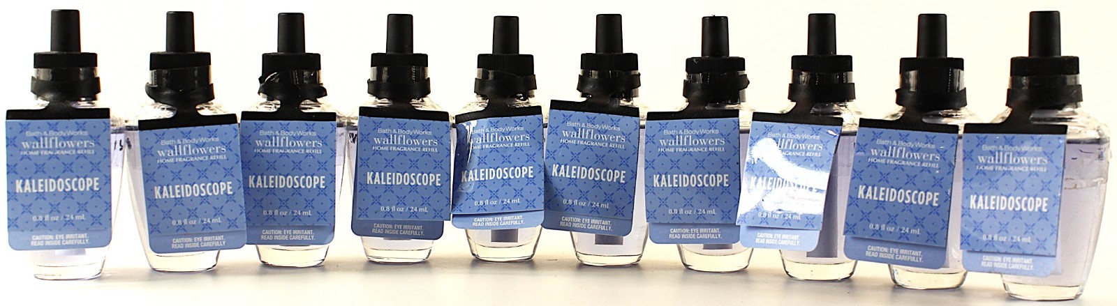 QTY 10 - Bath & Body Works KALEIDOSCOPE Wallflowers Home Fragrance Oil Refills gallery