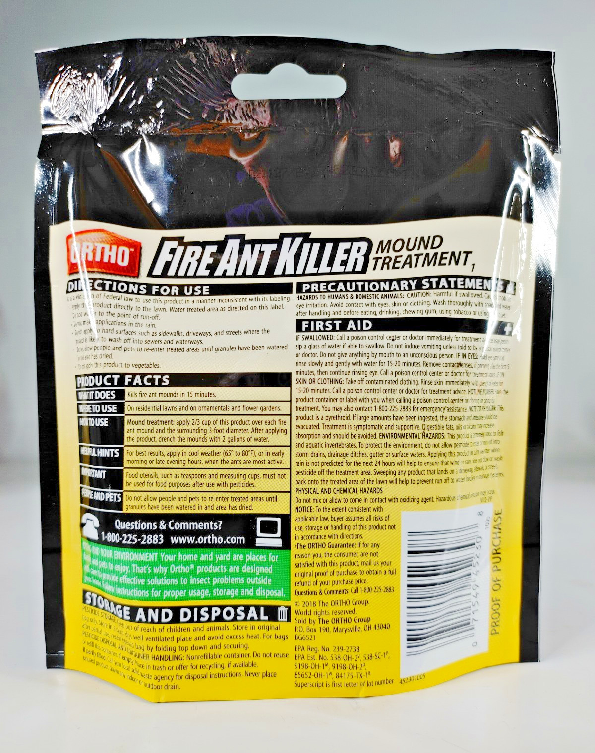 Ortho® Fire Ant Killer Mound Deep Reaching 15 Min Kills Queen & Colony 5.76oz gallery