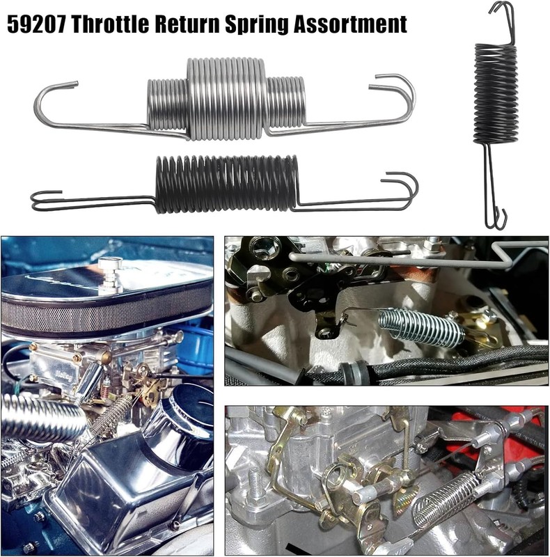 Throttle Return Spring Assortment, Universal Carburetor Return Dual Spring (Comp gallery