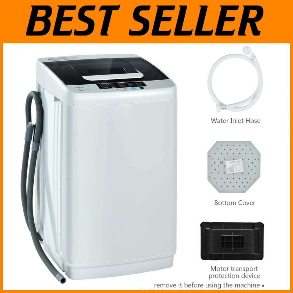 Portable Full Automatic Washer, 1.04 cu.ft, 10 Programs
