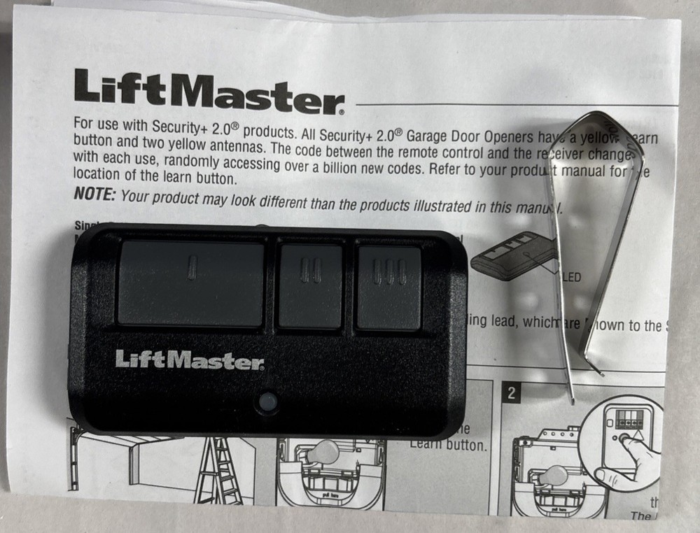OEM LiftMaster 3 Button Remote Control MyQ 893LM Chamberlain NEW
