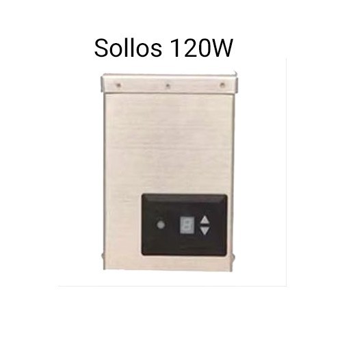Sollos 120W Stainless Steel Transformer, 12V, Integrated Photocell and Timer gallery
