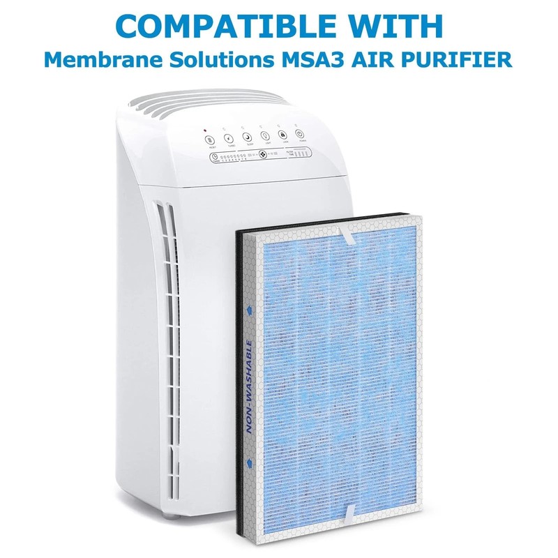 MSA3 Replacement Filter 2-Pack for Membrane Solutions Air Purifier gallery