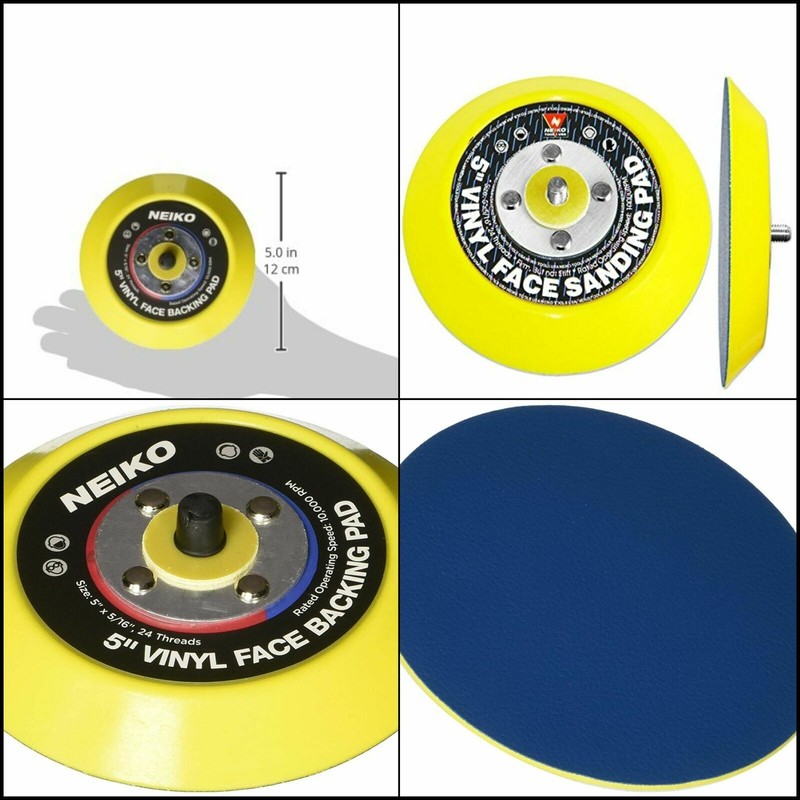 Vinyl and hook and loop face Sanding Pads for Dual Action Air Sander,10,000 RPM gallery