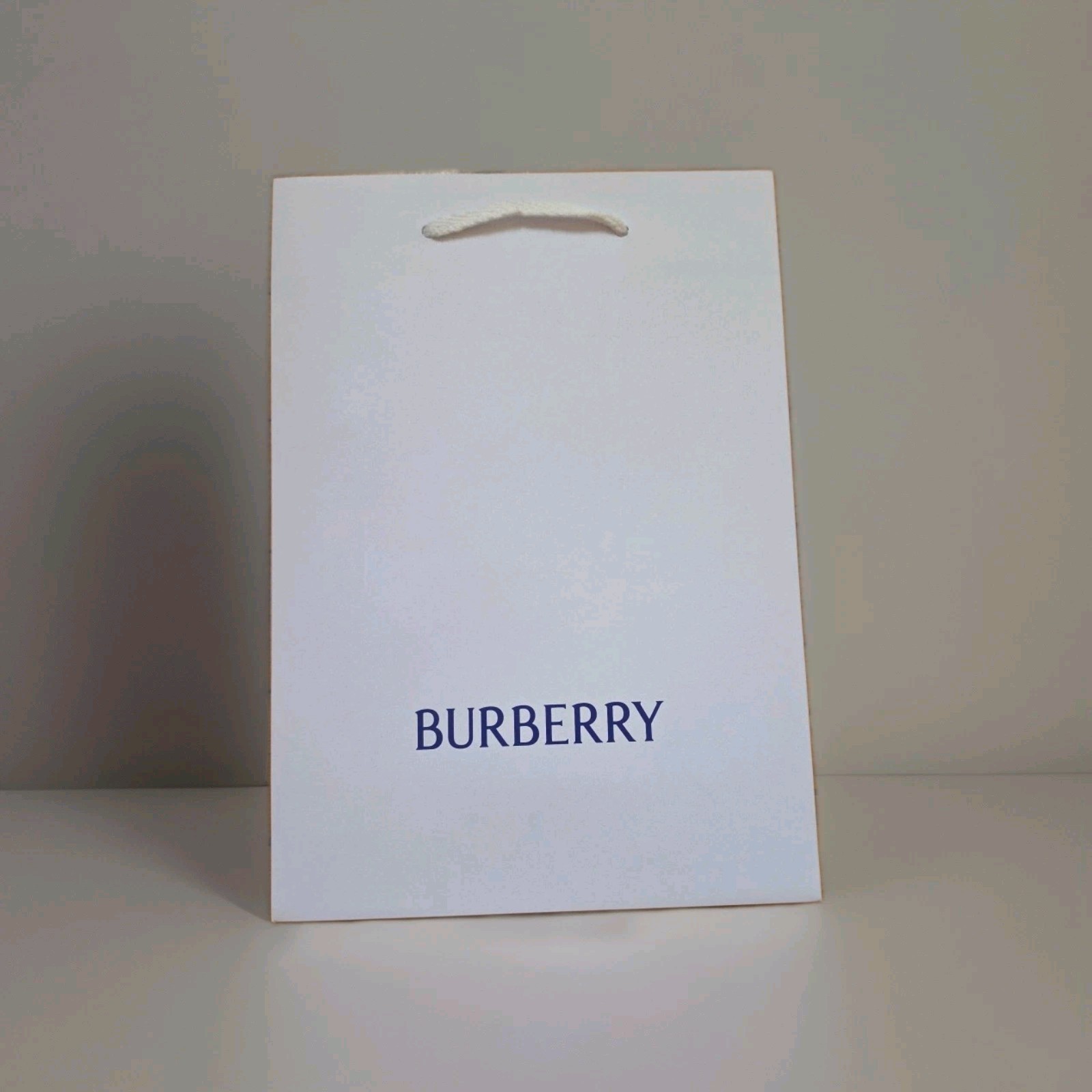 Burberry White Paper Shopping Gift Bag 16.5 x 12 x 5 in gallery