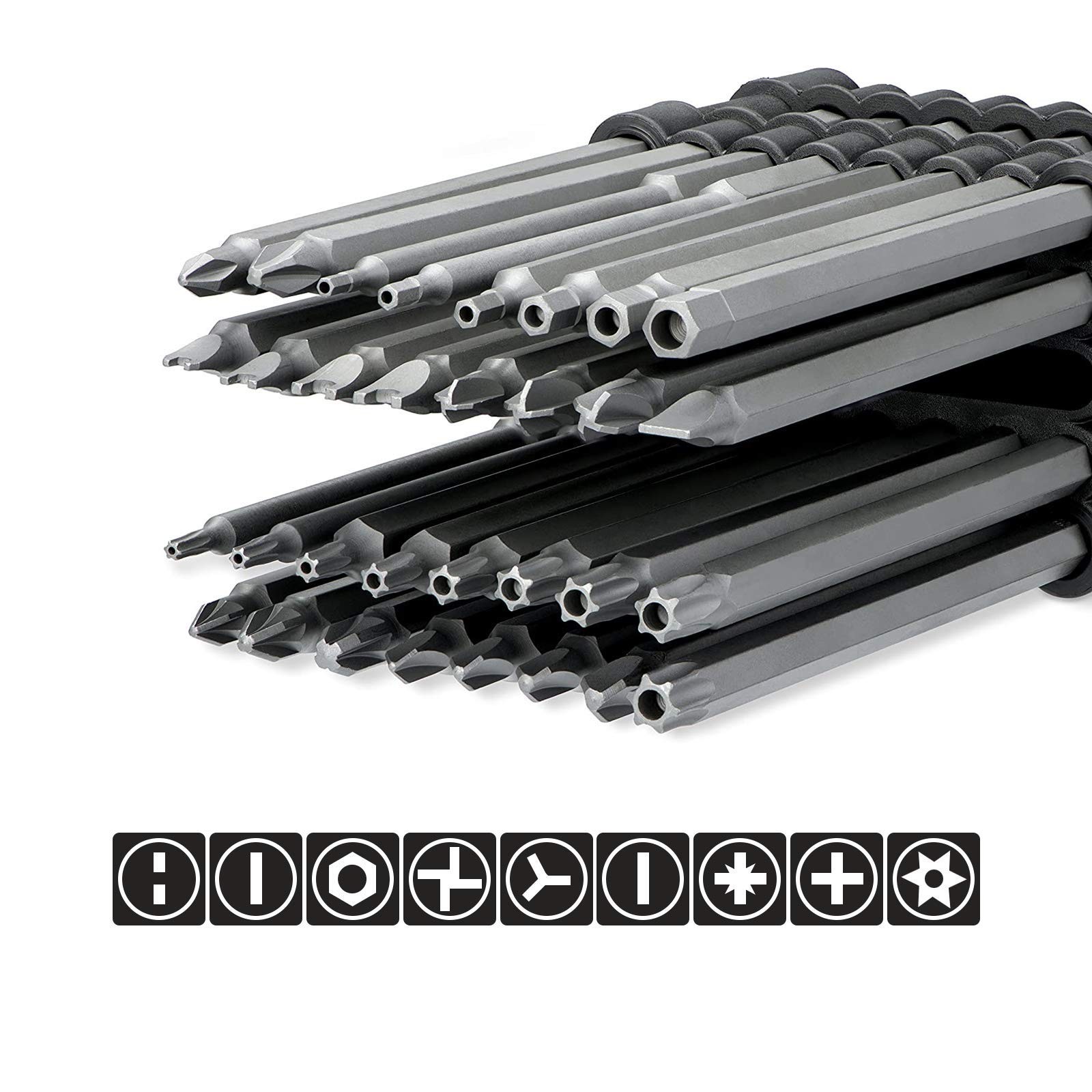 32PCS 6 Inches Extra Long Security Bit Set for Screwdrivers gallery
