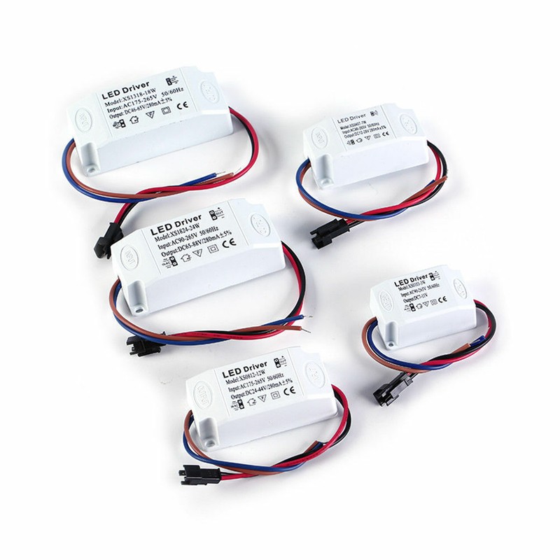 LED driver power supply 1-3 W 4-7 W 8-12W 12-18W 18-25W 25-36W AC 110V-220V gallery