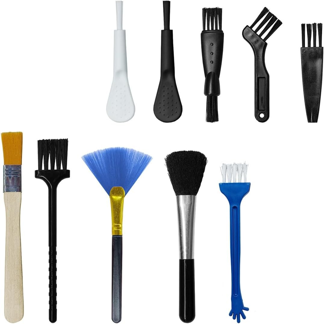 10PCS Car Detailing Brush Kit, Nylon Anti-Static Car Interior Cleaning Tools, Po gallery