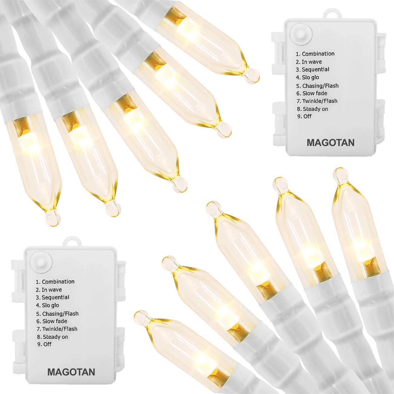 Battery Operated Christmas Lights - 16ft 50 LED String Lights with Timer, Wat... gallery