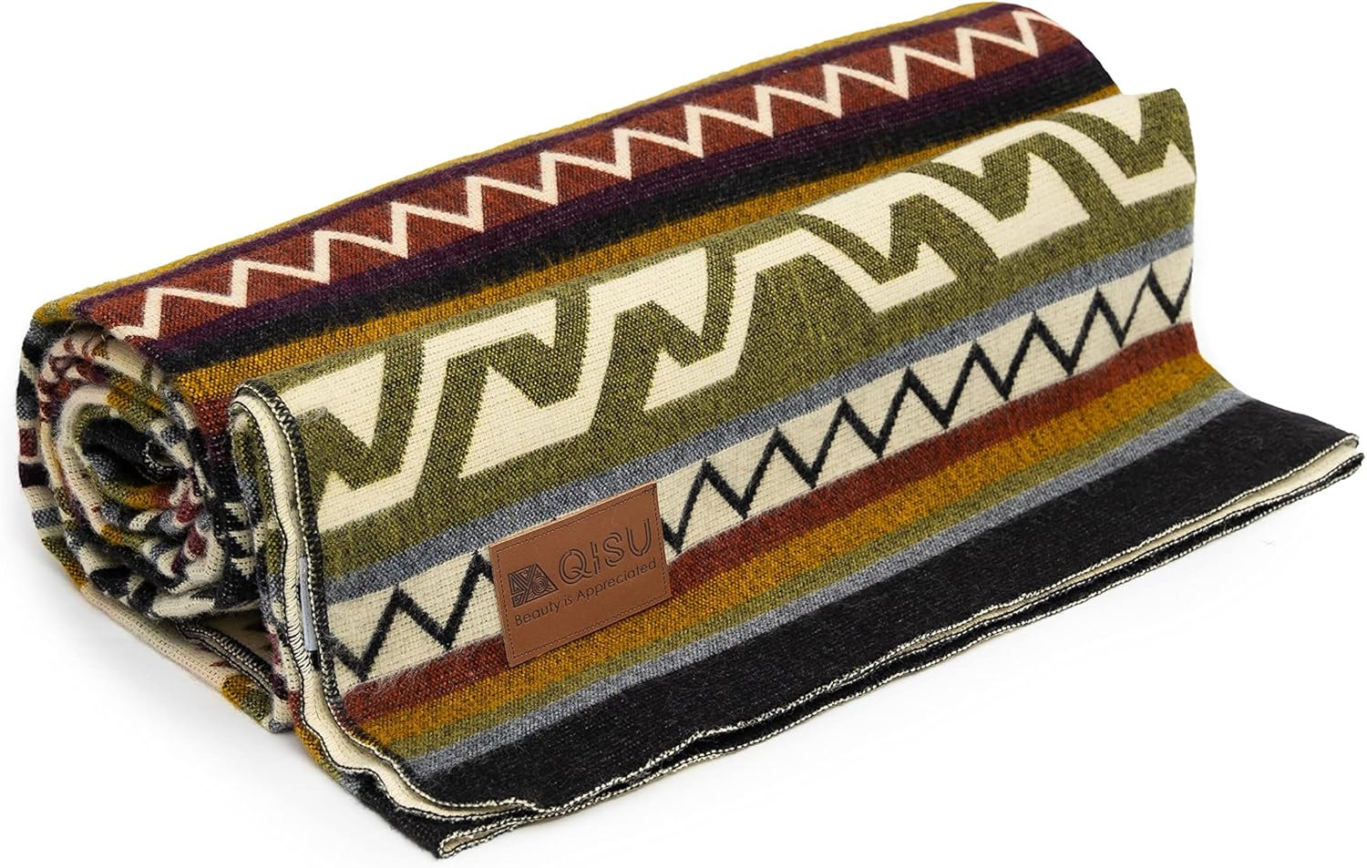 Wool Blanket Throw | Large, Beautiful, Warm, Handmade in Ecuador by Local Artisa gallery