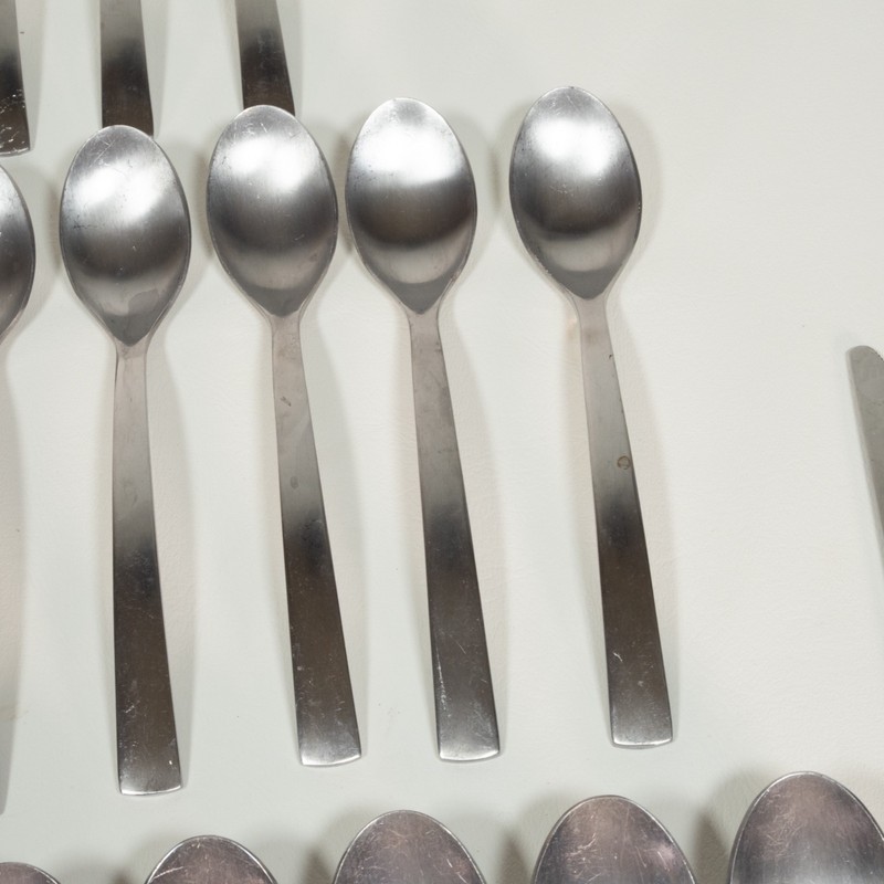 40 pc set Gourmet Settings Park Matte Flatware GS Stainless 18/10 Silverware gallery
