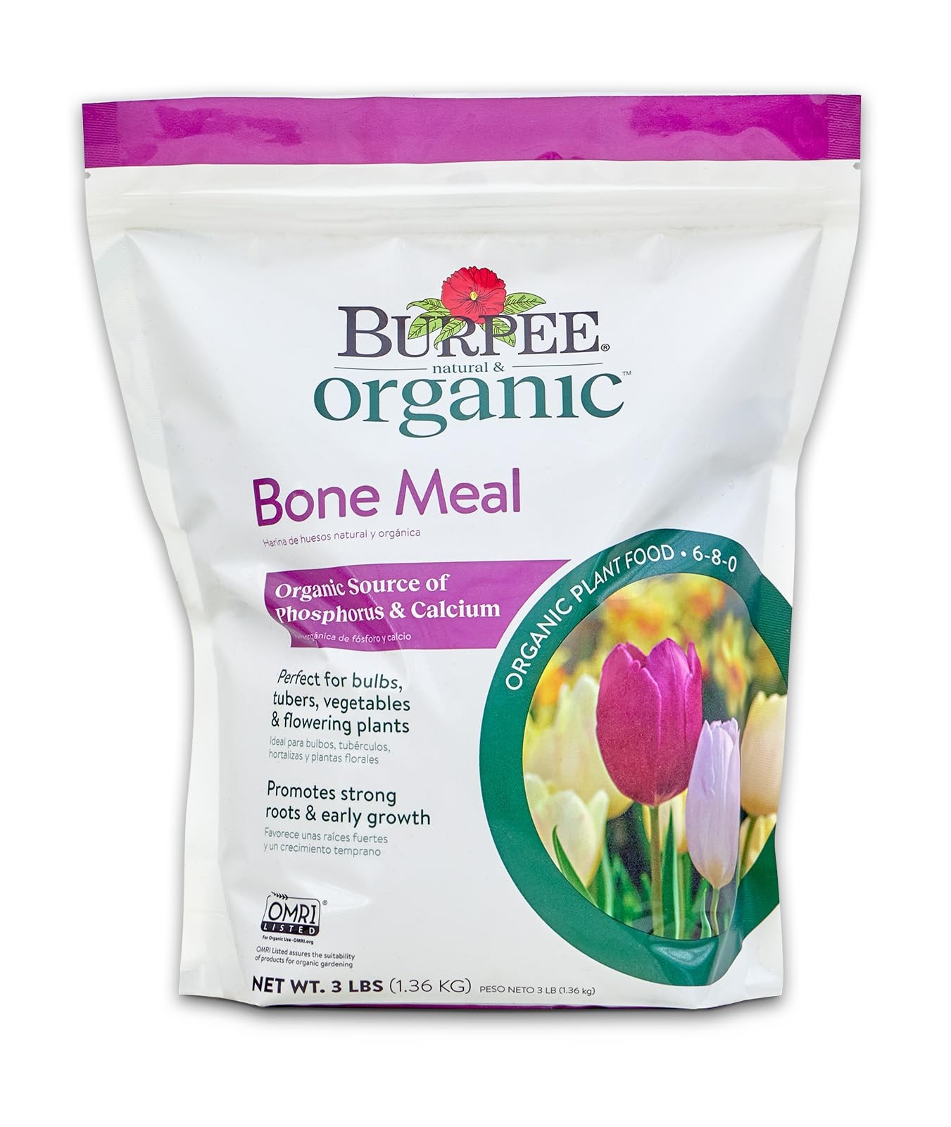 Burpee Bone Meal Fertilizer Add to Potting Soil Strong Root Development OMRI gallery