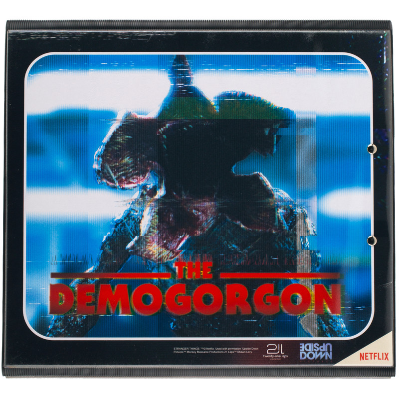 Mead Trapper Keeper STRANGER THINGS Binder [Creatures]: 12-0.19 in. x 11-1/4 in. gallery