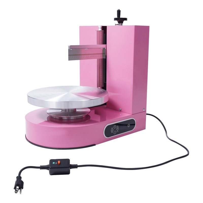 Adjustable Cake Cream Spreading Machine Cake Decorating Machine W/LCD Display gallery