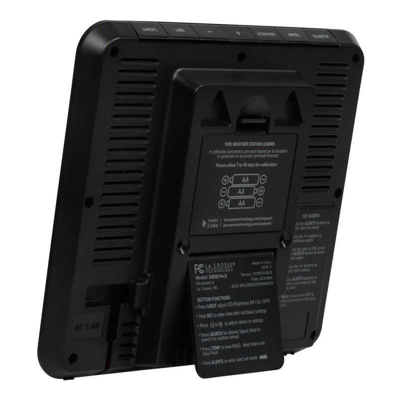 S85814 La Crosse Technology Wireless Color Weather Station with TX141TH-BV3 gallery