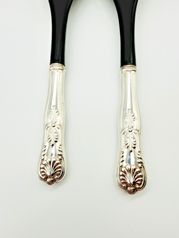 Gorham Sterling Silver Handles Salad Servers with Plastic gallery