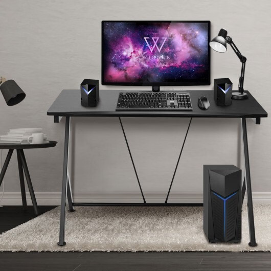 Home Office Modern Ergonomic Study Computer Desk for Small Space gallery