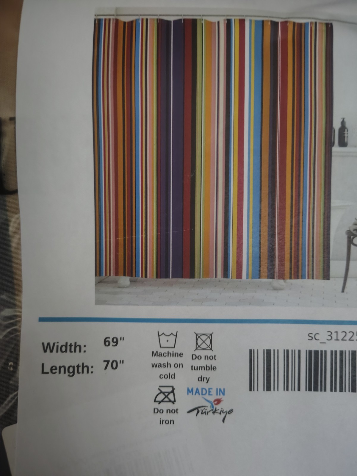 Retro Rainbow Color Shower Curtain gallery